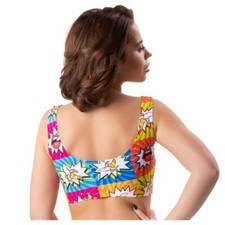 Comics Curios Crop Top, Medium - MeMeMe Lingerie