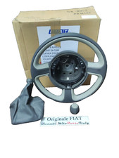 KIT VOLANTE CUFFIA POMELLO CAMBIO IN PELLE FIAT STILO STEERING WHEEL GEAR KNOB