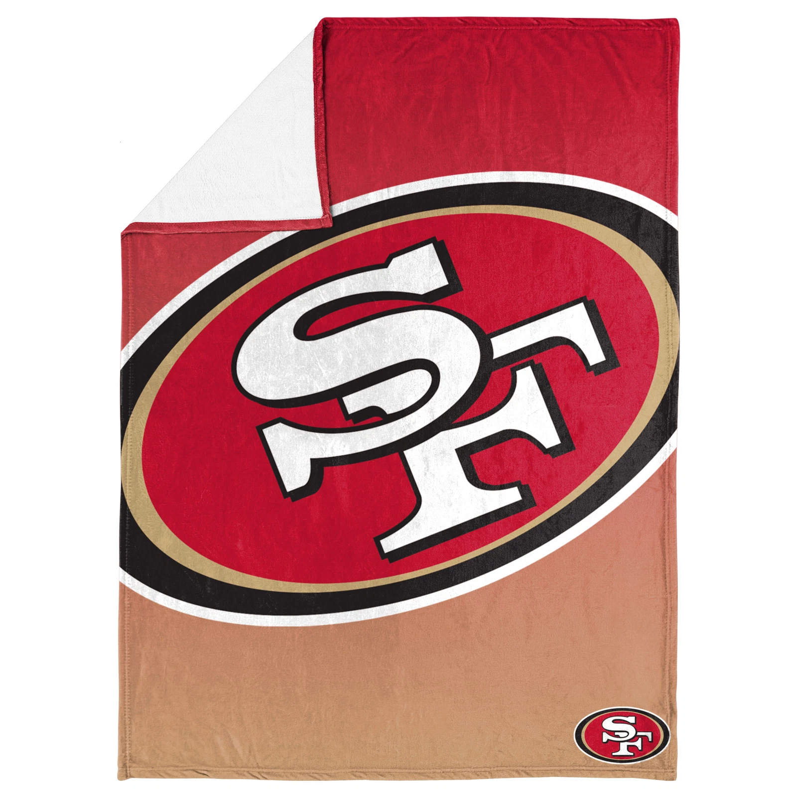 football San Francisco Gradient Micro Raschel Throw Blanket, Christmas Gift