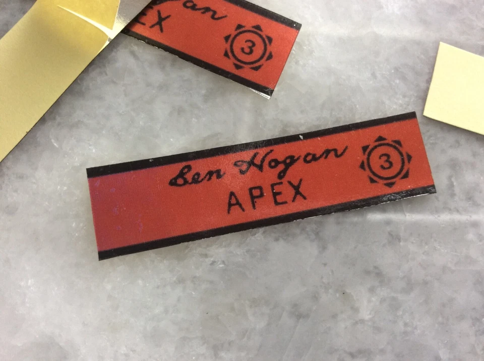 Beautiful 60-70s Ben Hogan Apex 3 shaft bands (#13) - Image 3 of 3