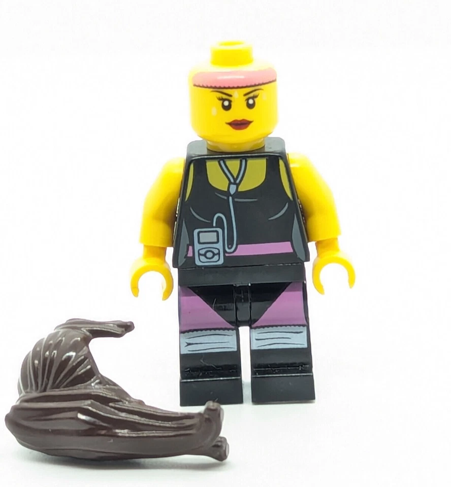 Minifigura Lego Movie - Cardio Carrie (tlm033) 70804 Walkman aeróbico anos 80 - Imagem 2 de 4