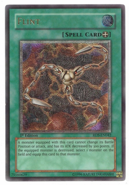 Yu Gi Oh Card Flint RDS EN042 1st Edition Ultimate Rare NM EBay