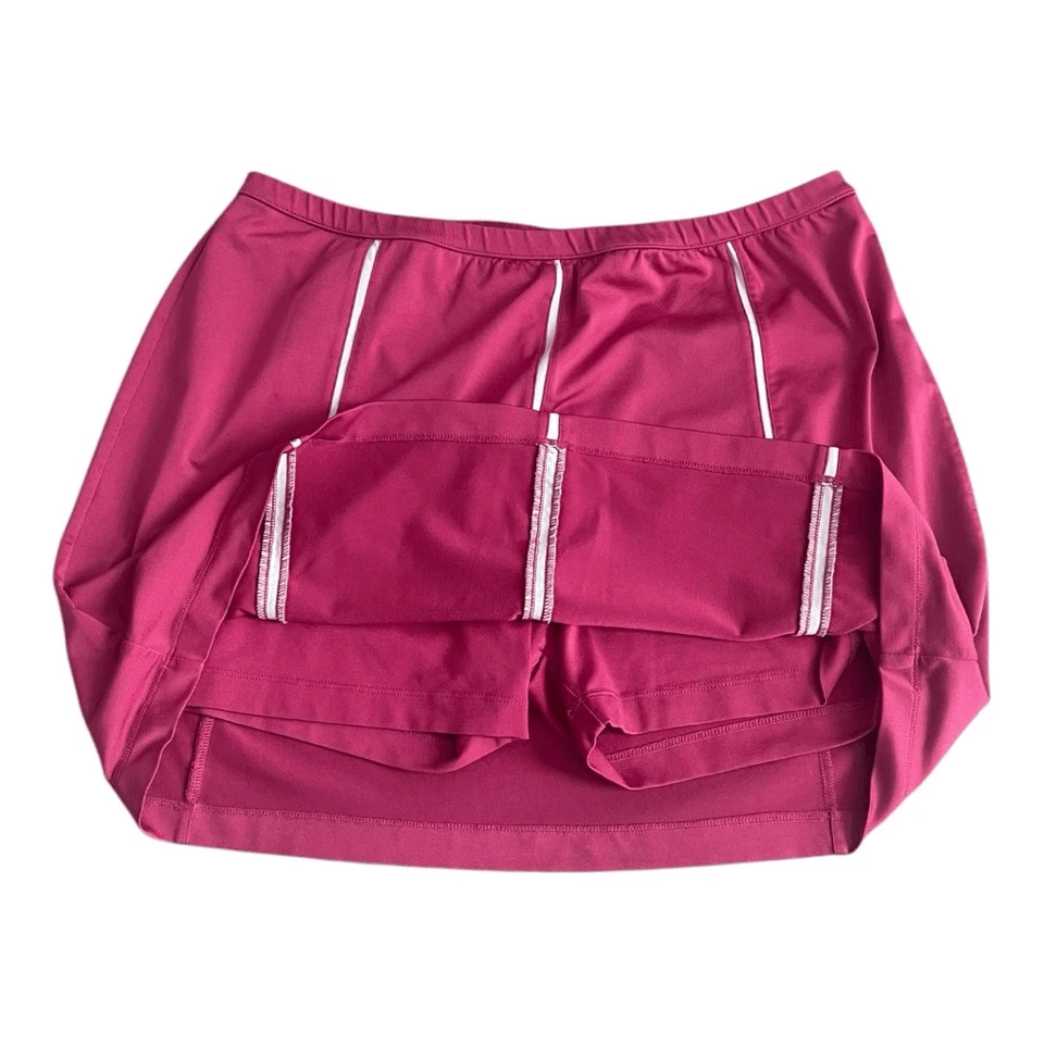 Izod Cool FX Skort Skirt Size Large Pink Pull On Stretch Golf Pickleball Active - Image 2 of 4