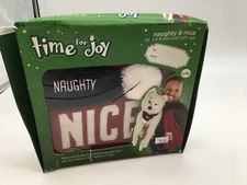 Naughty & Nice Christmas Scarf Parent & Pet Gift Set Fur Kid XL 19-23” Neck