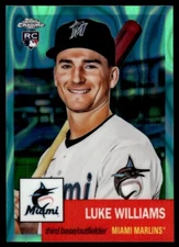 2022 Topps Chrome Platinum Aqua Lava Luke Williams /299 Miami Marlins #371
