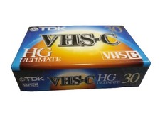 TDK E-HG Extra High Grade TC-30 Blank Camcorder Cassette Tape NIP
