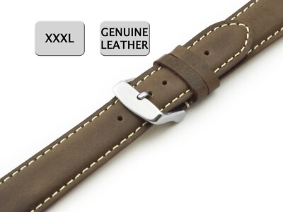 UHRENARMBAND XXL EXTRA LANG ECHTES LEDER LEDERAMBAND TWISTER XL18