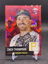 2022 Topps Chrome Platinum #93 Zach Thompson RC Red Atomic Refractor /100