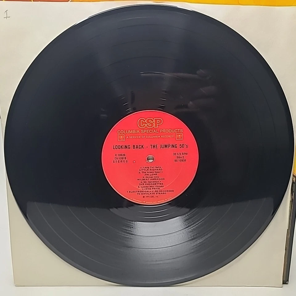 Looking Back..The Jumping 50's 5 LP Vinyl Box Set 1972 Columbia Special Products Foto 3 de 3