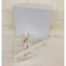 Profumatore in vetro CUORE con farfalla MADE IN ITALY bomboniera 0Q92