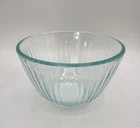 Vintage Pyrex 7401-S AQUA TINT Ribbed Mixing Bowl 3 Cup 750 ml