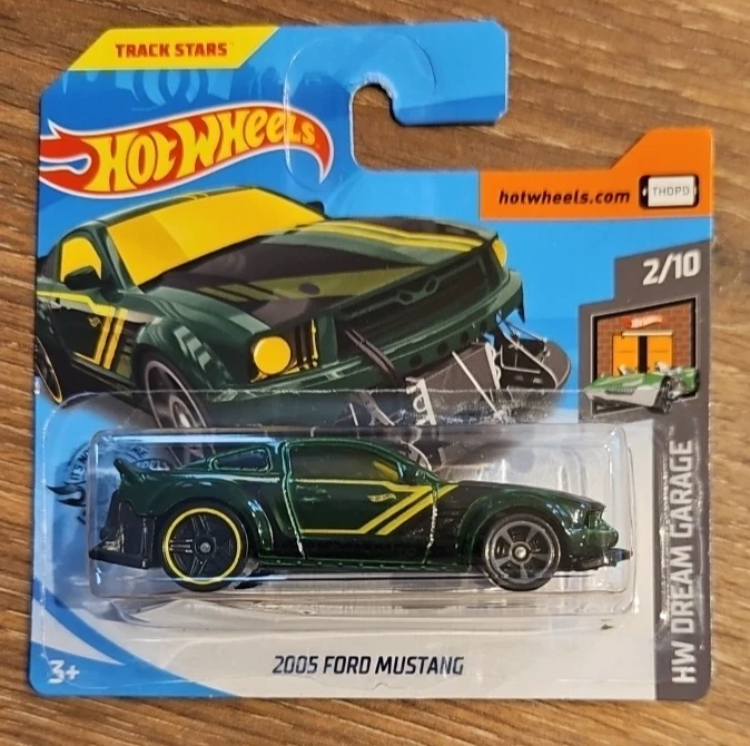 Hot Wheels 2005 Ford Mustang GHF29 #19 HW Dream Garage NEU OVP Grün Track Stars - Bild 1 von 1