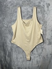 A New Day Women s Beige, Tank Bodysuit Size 2X