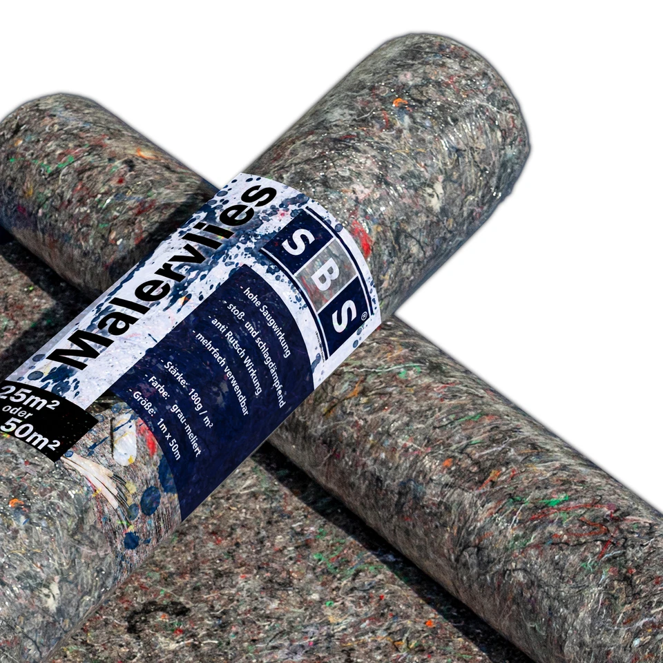 SBS® Malervlies 5 / 10 / 25 / 50 / 100 m² Rolle Abdeckvlies Schutzvlies - Bild 2 von 4