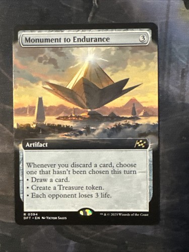 Monument to Endurance (Extended Art) Aetherdrift Regular FREE SHIPPING!