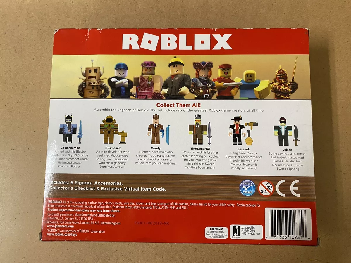  Roblox Avatar Shop Series Collection - Legend of Cat Figure  Pack [Includes Exclusive Virtual Item] : Everything Else