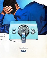 2003 NOKIA RADIO Vintage Print Ad Cell Phone 6590I