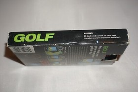 Golf STICKER (Nintendo NES) Complete in Box CIB #8
