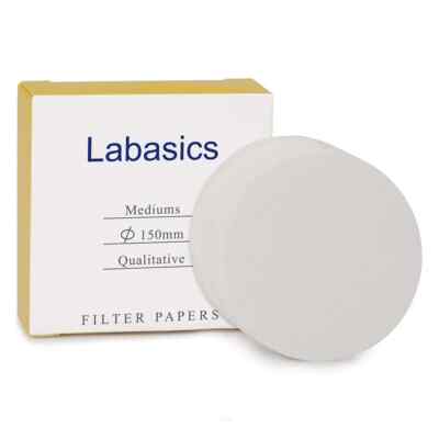 Labasics Qualitative Filterpapier Kreise, 150 mm Durchmesser Zellulosefilter
