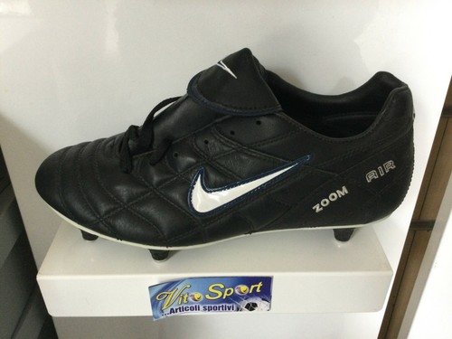 vintage NIKE AIR ZOOM BRASILIA FG SCARPE CALCIO colore NERO tacchetto  avvitabile | eBay