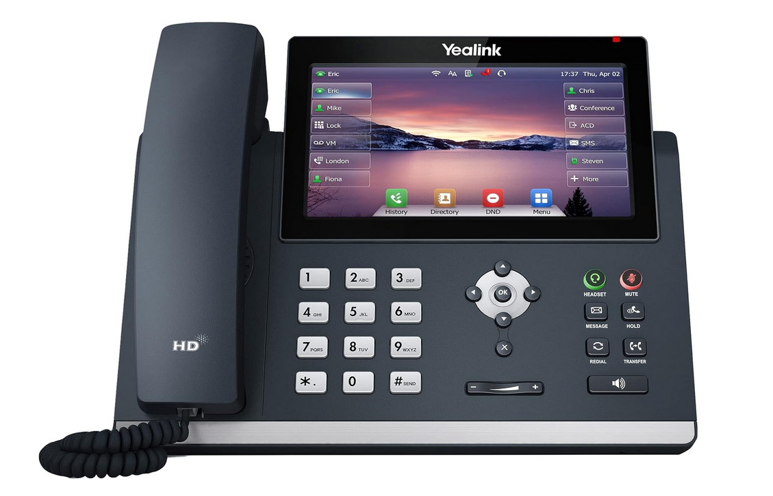 Yealink T48U 16-Line IP Phone with 7"" Colour Touch - 3CX Compatiable - No PSU