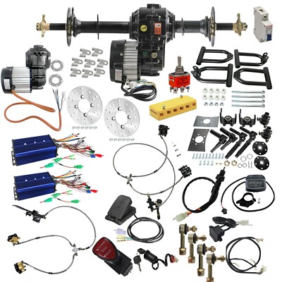 30'' Rear Differential Motor Axle kit+ Front Half Drive Axle Swing Arm Assembly