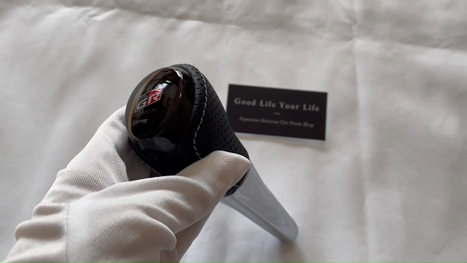 TOYOTA GR GAZOO Racing PRIUS C AQUA NHP10 Leather Shift Knob OEM