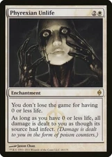 Phyrexian Unlife New Phyrexia NM White Rare MAGIC THE GATHERING CARD ABUGames