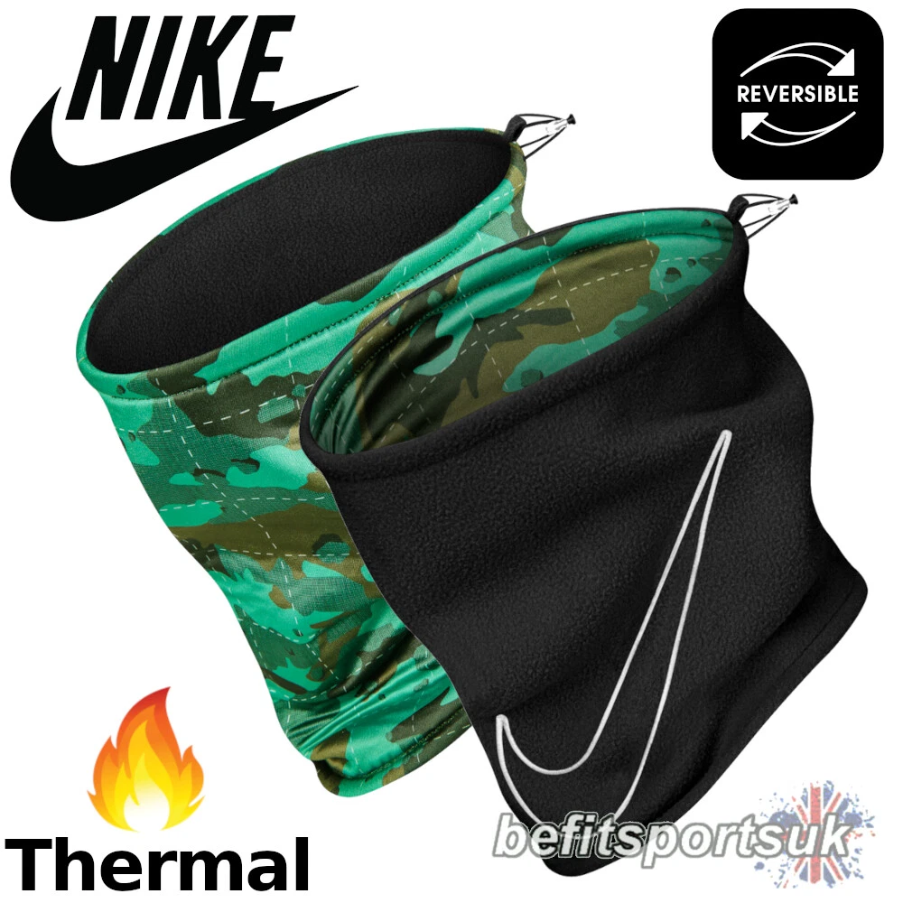 NIKE SNOOD NECK WARMER REVERSIBLE GAITER WINTER FLEECE SCARF FACE TUBE BLACK
Opens in a new window o