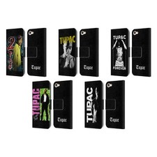 TUPAC SHAKUR KEY ART LEATHER BOOK WALLET CASE COVER FOR APPLE iPOD TOUCH MP3
