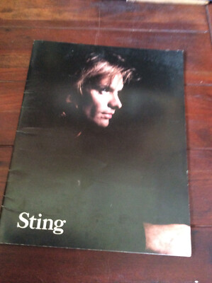 Sting - Nothing like the Sun Tour  [Tour Book] Konzertprogramm Programm Tourbuch