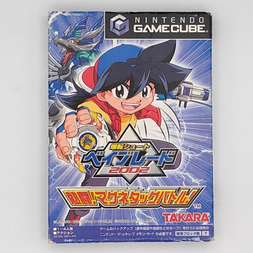 Bakuten Shoot Beyblade 2002 Magnettag Battle Nintendo Gamecube GC TAKARA - Photo 1 sur 12