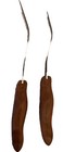 Vintage Cutco Lifetime Warranty Wood Handle 2 Meat Serving Turning Fork No 26 27 — photo 7