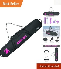 Padded Snowboard Bag for Air Travel  Floral Design, 155cm  Adjustable Sizes