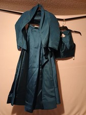 Sherri Hill Silk charmeuse 2-piece with high neck bodice Size 2