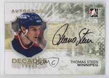 2010-11 ITG Decades 1980s Auto Thomas Steen #A-TS Auto 2a8