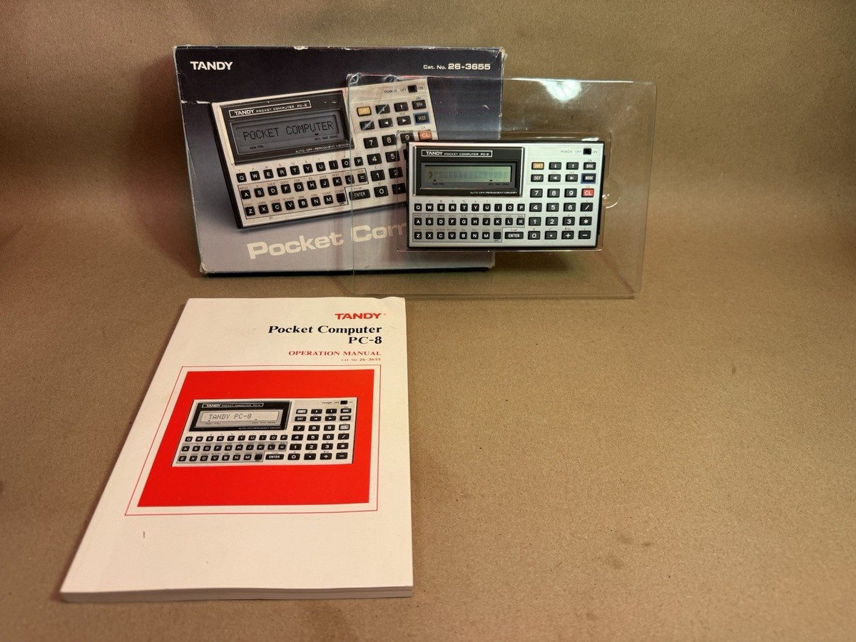 POCKET COMPUTER PC-1360K 通電OK ジャンク扱い Tandy Radio Shack Pocket Computer PC-8 In Working Condition 26