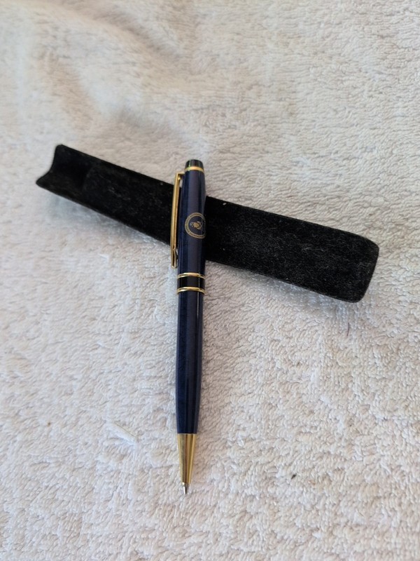 US Coast Guard USCG Chief Petty Officer CPO Academy Military Pen And Sleeve 