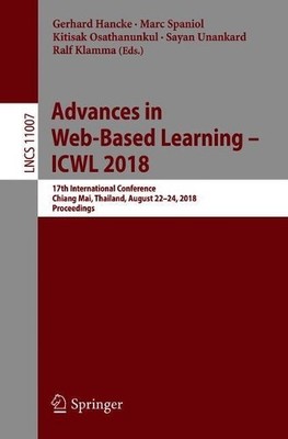 Advances in Web-Based Learning  ICWL 2018 - 9783319965642