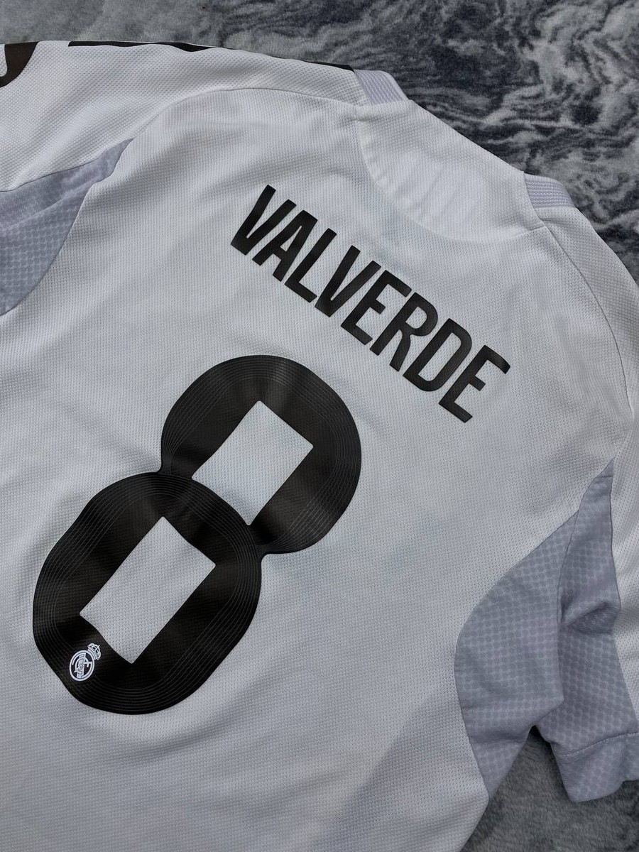 adidas Real Madrid 2025 2026 Valverde #8 Home V2 Shirt Soccer