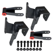 Labwork Lowering Drop Kit Rear 4'' Hanger Shackle 1973-1987 For Chevy C10 2WD