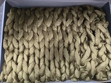 Gravity Chunky Knit Weighted Blanket (Single - 42" x 65" - 10lbs) in Olive