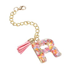 Accessori Charm Lettera per Bicchiere Tazza Nome ID, Multicolore (Lettera R)