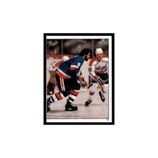 Clark Gillies 1982 Topps Stickers #55 New York Islanders Hockey Card EX