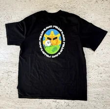 Malbon GLOGANG Tee T-Shirt Black Medium Sample Tee Flawed
