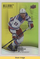 2021-22 Upper Deck Allure Rainbow Yellow Green Adam Fox #R-72 READ 2fn
