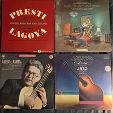 Lot Of 4 LPs Lagoya, Rampal, Bolling Presti Guitar Piano Jazz Classical Vinyl
