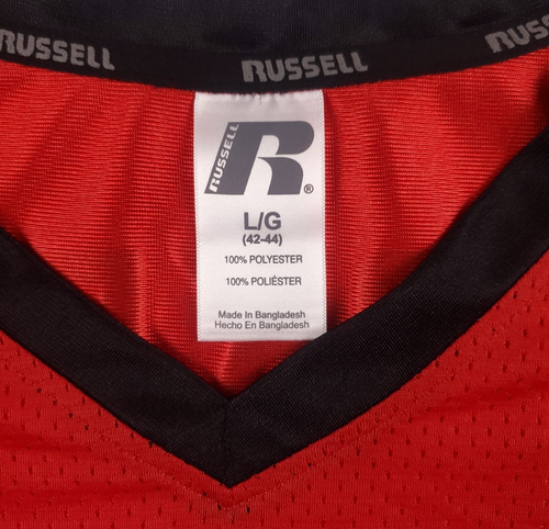 Nebraska Cornhuskers #1 Football Jersey Adult Large Red Russell Athletic Huskers - Picture 8 of 9