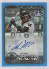 2024 Topps Pro Debut Blue Foil Auto 31/150 Sabin Ceballos #PD-50 Auto 01l2