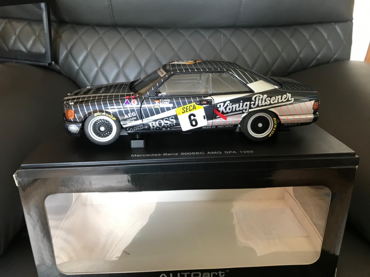 AUTOART 1/18 MERCEDES -BENZ 500 SEC AMG 24 HRS SPA FRANCHORCHAMPS
